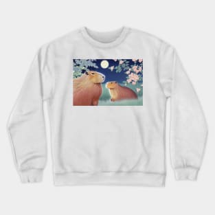 Capybara Ukiyo-e Crewneck Sweatshirt